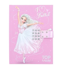 TOPModel - Diaries with code lock and music - BALLET - (0412124)