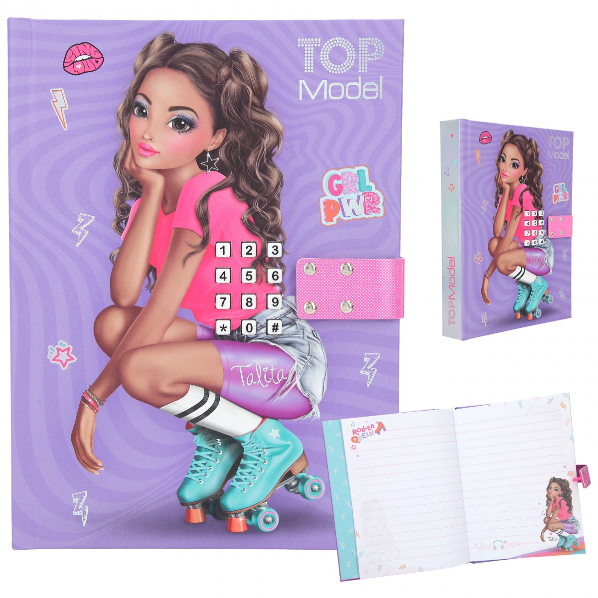 TOPModel - Diaries with code lock and music - TINY DANCER - (0412063), Topmodel