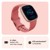 Fitbit - Versa 4 - Smart Watch - Pink Sand/Copper Rose thumbnail-2