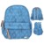 Miss Melody - Small Backpack -  BLUE QUILT - (0412026) thumbnail-1