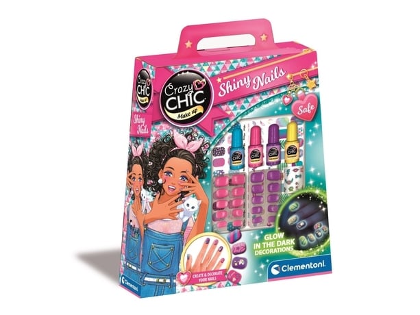 Clementoni Crazy Chic - Glow in the Dark Nails (18113)