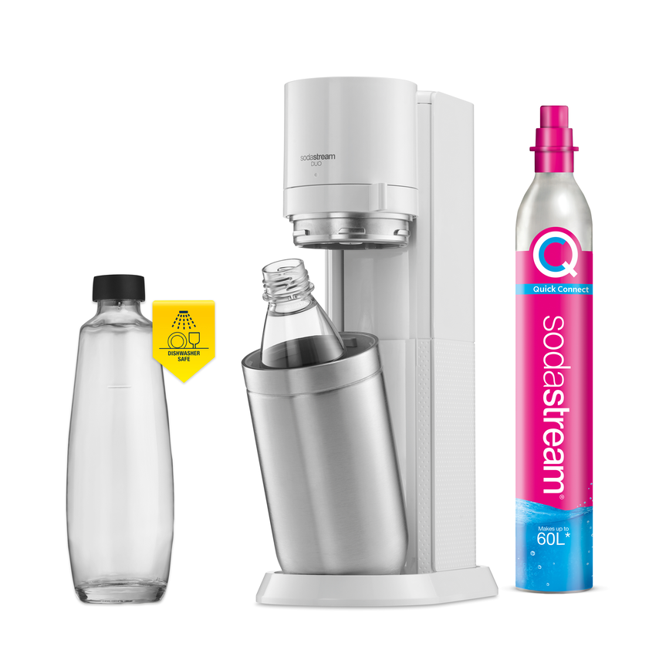 zzSodastream - DUO - White ( Carbon Cylinder Included )