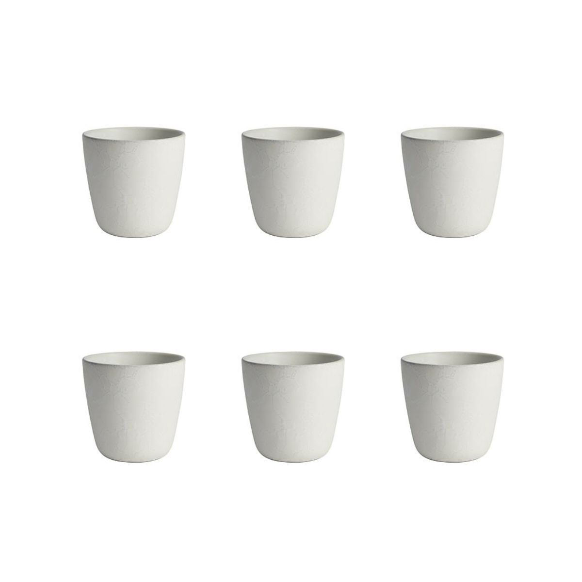 RAW - Single wall mug 30 cl - 6 pc - Arctic white