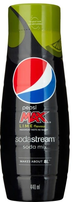 Sodastream - PEPSI MAX LIME + DK STICKER