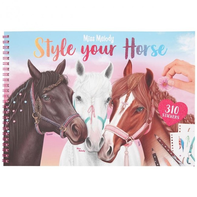 Miss Melody - Style Your Horse - Colouring Book - (0412160)