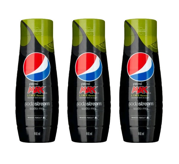 SodaStream - Pepsi Max Lime (3 pcs) - Bundle - Hjemme og kjøkken