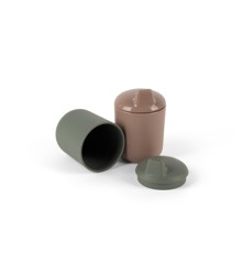 Dantoy - Tiny Biobased Sippy Cups - Mocca & Olive (6221)