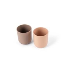 Dantoy - Tiny Biobased Cups Set - Mocca & Nude (6232)