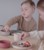 Dantoy - Tiny Biobased Plate Set - Mocca & Dark (6241) thumbnail-4