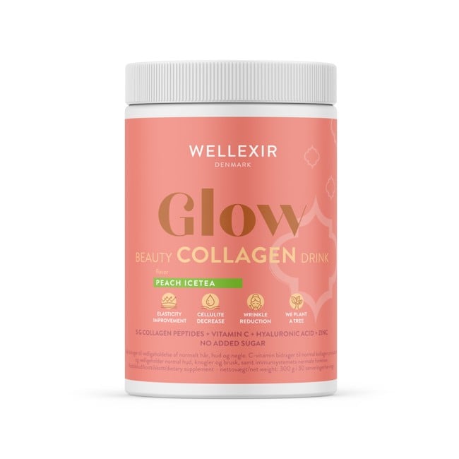 Wellexir - Glow Beauty Drink Peach Ice Tea 360 g