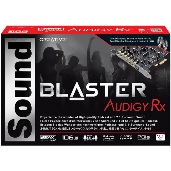 Creative - Sound Blaster Audigy RX PCIe Soundcard