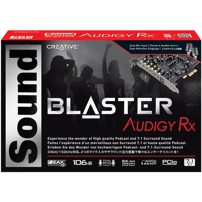 Creative - Sound Blaster Audigy RX PCIe Soundkarte