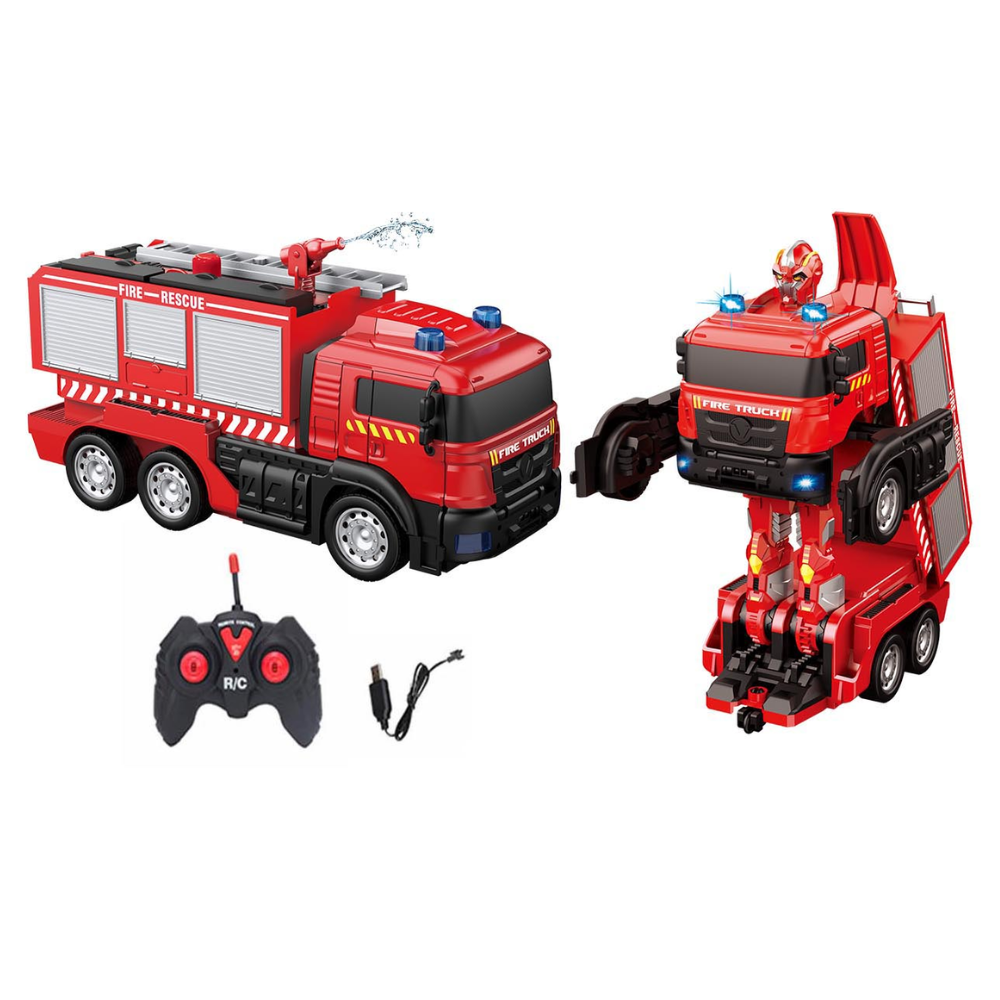 Speed Car - R/C Robot Firetruck (41527) - Leker