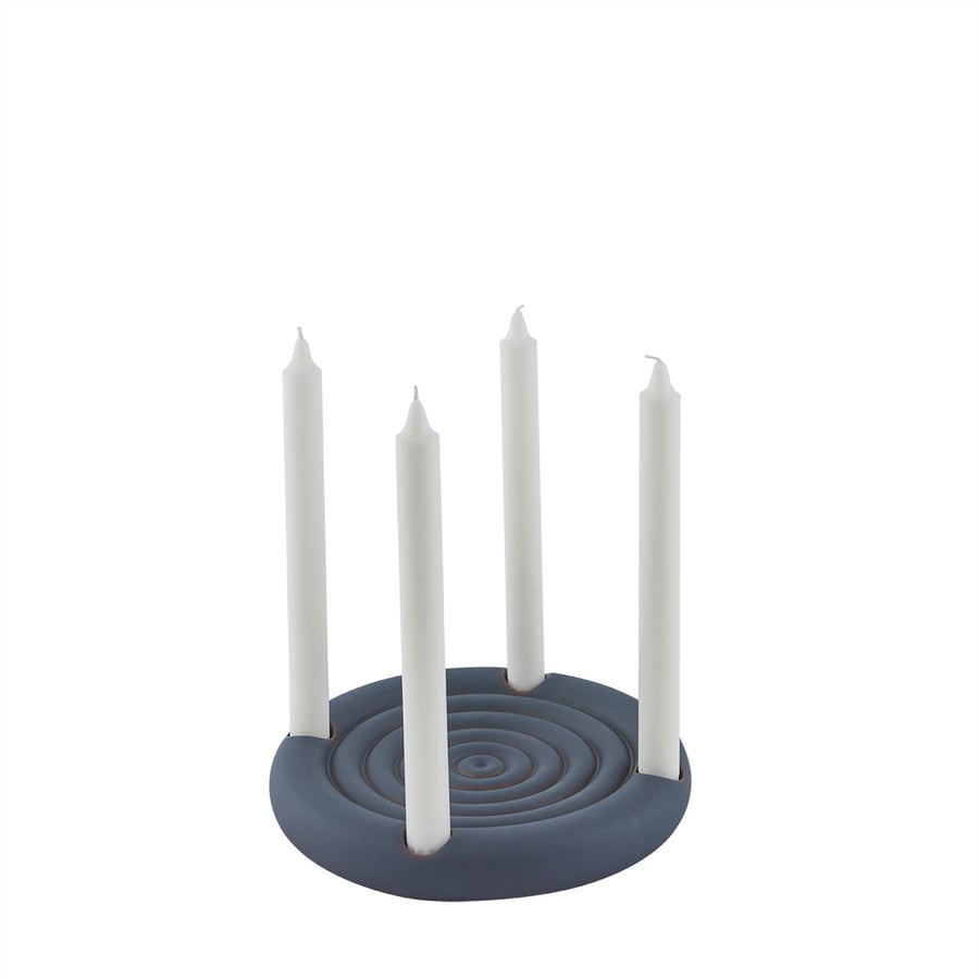 OYOY Living - Savi Advent Candleholder - Midnight Blue (L300468) - Hjemme og kjøkken