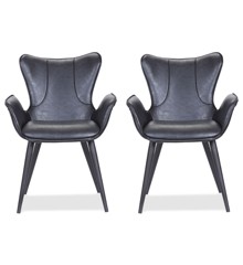 House Of Sander - Set of 2 Mist Chairs - Black (25800)