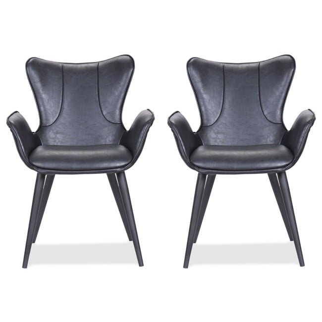 House Of Sander - Set of 2 Mist Chairs - Black (25800)