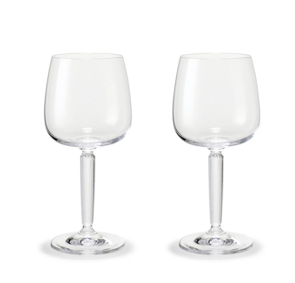 Kähler - Hammershøi White Wine Glas Clear 35 cl, 2 pc (693075)