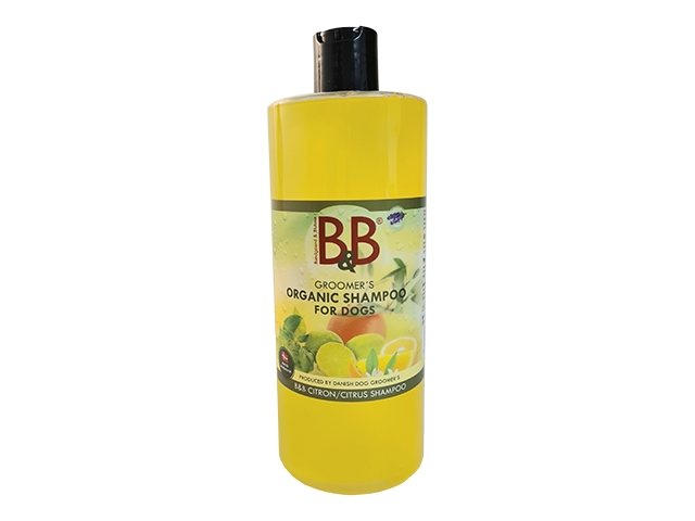 B&B - Organic citrus shampoo for dogs (750 ml) (9028) - Kjæledyr og utstyr