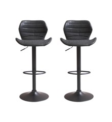 House Of Sander - Set of 2 Bola bar chairs - Black (101554)