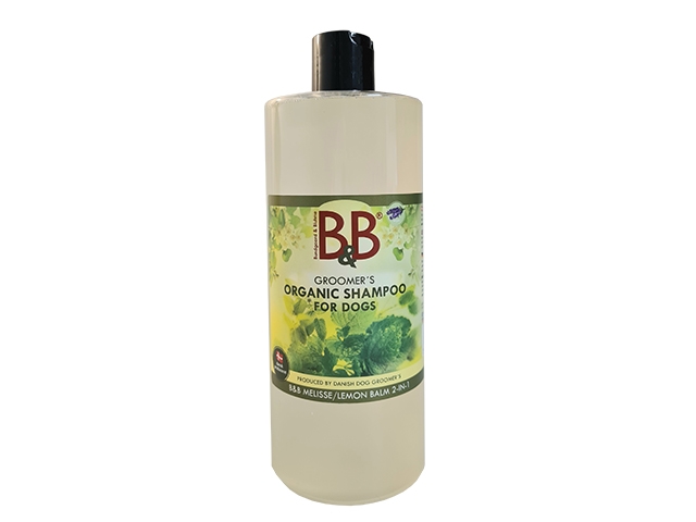 B&B - Organic lemonbalm 2in1 shampoo for dogs (750 ml) (9030)