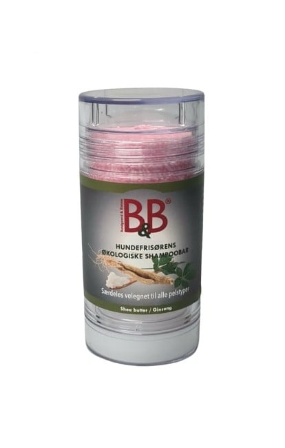 B&B - Økologisk shampoobar Sheabutter/ginseng