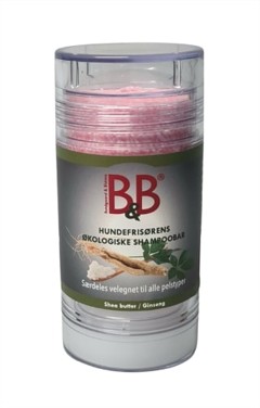 B&B - Økologisk shampoobar Sheabutter/ginseng