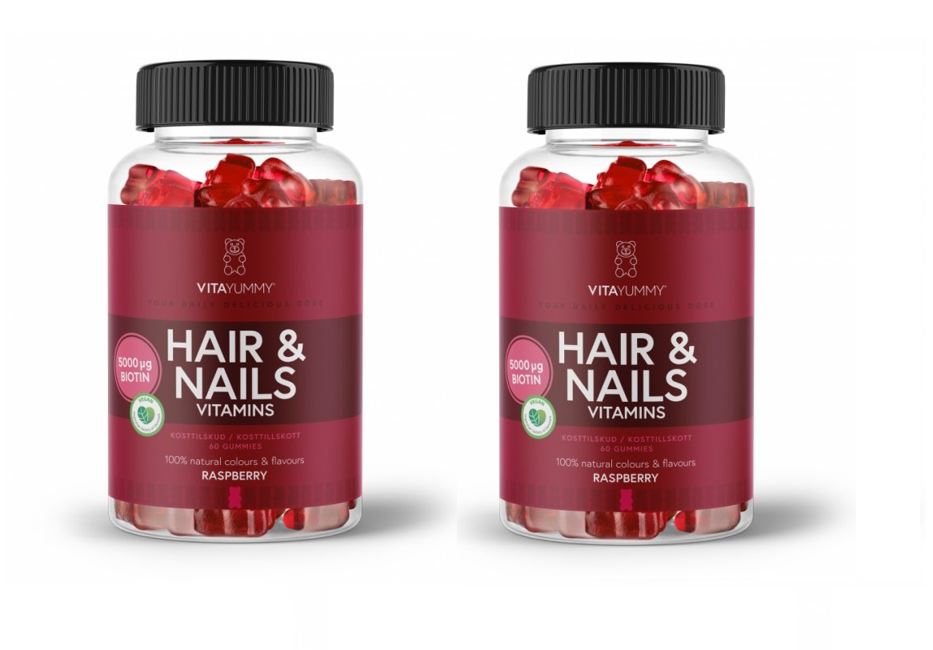 VitaYummy - Hair & Nails Vitaminer 2-Pak
