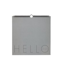 Design Letters - Wall Calendar 2023 - Cool grey