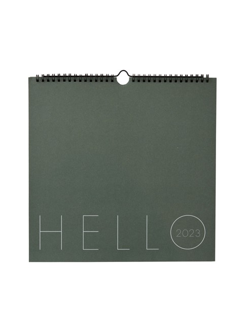 Design Letters - Vægkalender 2023 - Grøn
