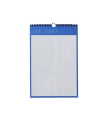 Design Letters - Monthly planner - Cobalt blue