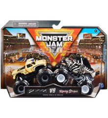 Monster Jam - 1:64 Die Cast 2 pack - Bulldozer vs. Racing Stripes