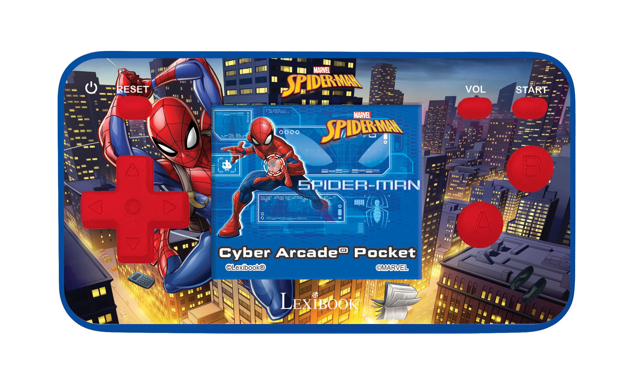 Lexibook - Spider-Man - Handheld console Cyber Arcade® Pocket 1.8'' (JL1895SP) - Leker