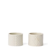 Dottir - Pipanella Egg Cups - Grey (11903)