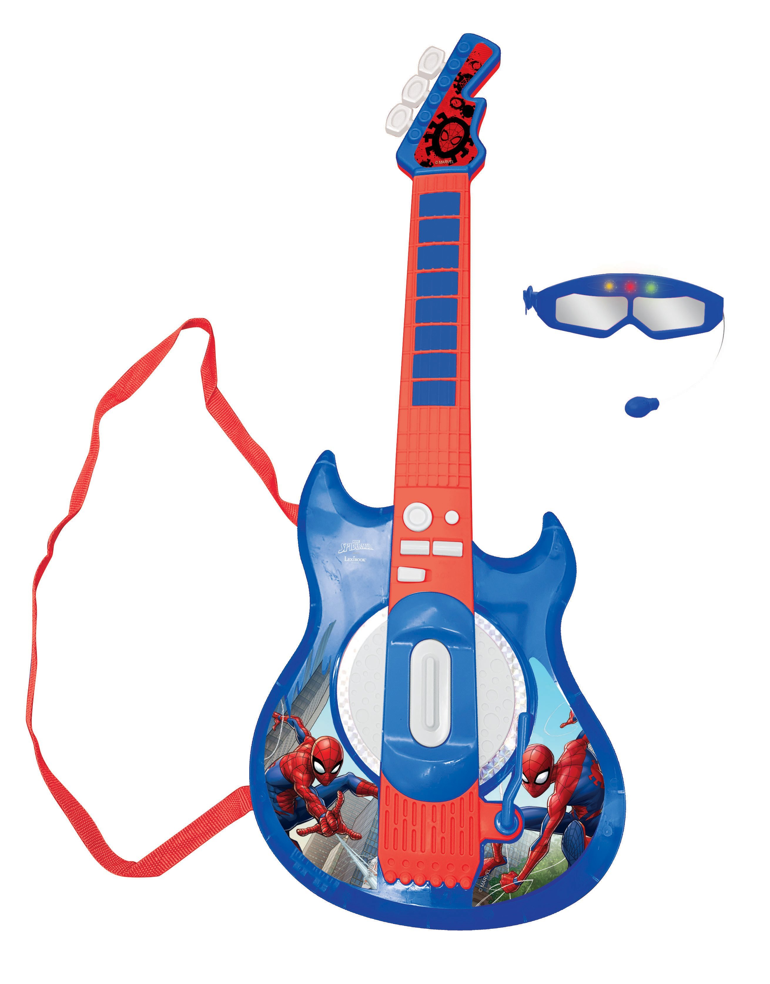 Lexibook - Spider-Man - Electronic Lighting Guitar (K260SP) - Leker
