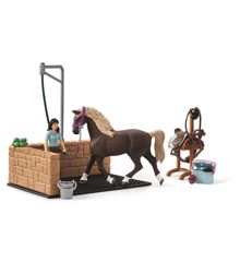 Schleich - Horse Club - Vaskeområde med Emily & Luna (42438)