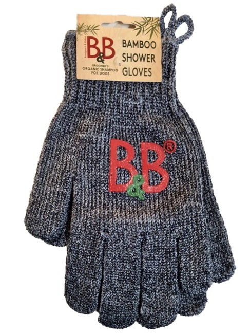 B&B - Bamboo showergloves for dogs (01800)
