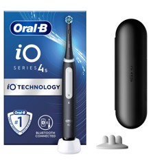 Oral-B - iO4s Matt Svart Elektrisk Tannbørste (60 DAGER PENGENE TILBAKE GARANTI*)