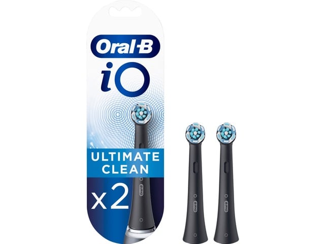 Oral-B - iO Ultimate Clean Black 2ct - Helse og personlig pleie