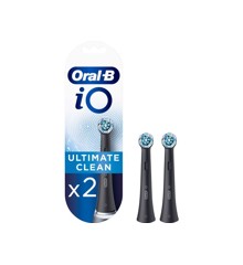 Oral-B - iO Ultimate Clean Schwarze Ersatzbürstenköpfe 2 Stück