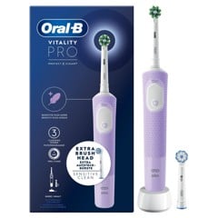 Oral-B - Vitality Pro CA HBOX Fjólublár Rafmagnsbursti + Aukahlíðar