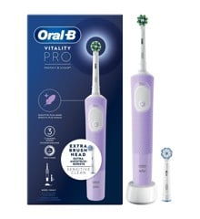 Oral-B - Vitality Pro CA HBOX Lila Elektrische Zahnbürste + Extra Nachfüllung