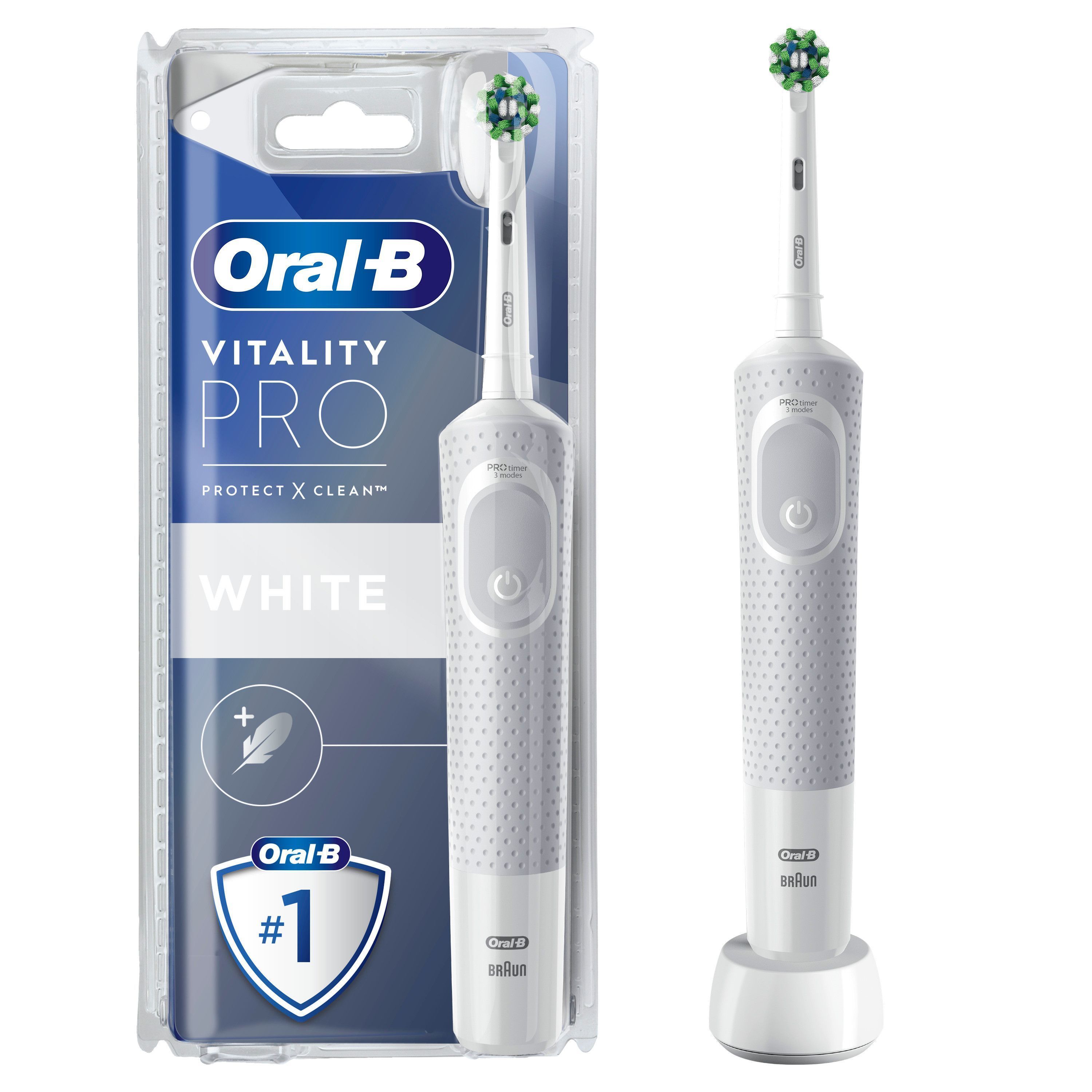 Oral-B - Vitality White CA CLS - Elektrisk Tandbørste - fragt