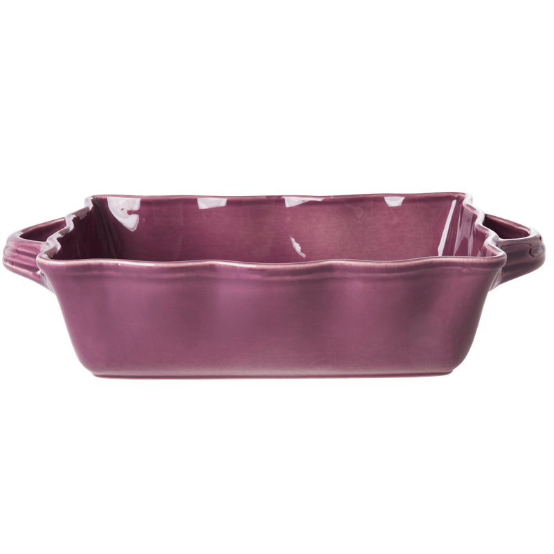 Rice - Stoneware Oven Dish Purple
