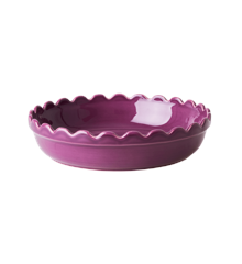 Rice - Stoneware Pie Dish Purple