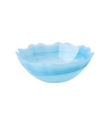 Rice - Alabaster Glasskål i Himmelblå - 500 ml