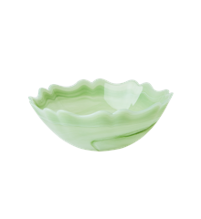 Rice - Alabaster Glass Bowl in Green - 500 ml