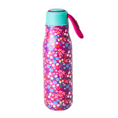 Rice - Stainless Steel Thermo Drinking Bottle 500 ml Poppy Print