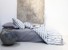 omhu - Blok Stripe Bed Linen 140x220 cm - Grey (220111122) thumbnail-4