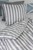 omhu - Blok Stripe Bed Linen 140x220 cm - Grey (220111122) thumbnail-6