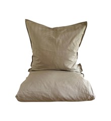 omhu - Percale bed linen 140x200 - Mud (200310019)